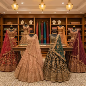 Bridal and Wedding Lehenga store styled for every event