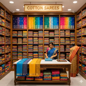 Elegant Cotton Sarees for Casual Daily Wear