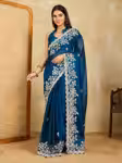 Elegant Soft Silky Saree presenting a Comfortable Slim Fit Drape