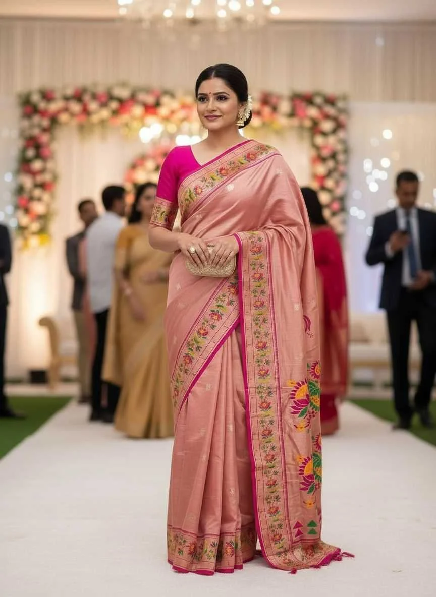 Banarasi Soft Silk - Designer Printed Saree