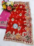 Elegant Saree in Georgette with Traditional Bandhani Print