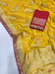 Glamorous Heavy Dola Silk Saree Party Wear with Fine Sequence Work