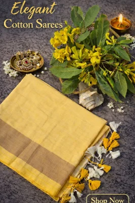 Mul Cotton - White Saree