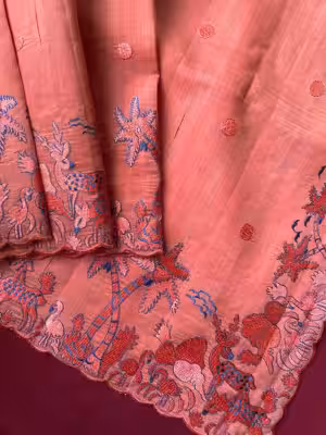 Designer Silk Saree with Blouse for Festive Occasions