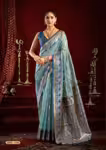 Elegant Gold Border Saree in Heavy Modal Silk