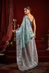 Elegant Gold Border Saree in Heavy Modal Silk