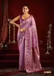 Elegant Gold Border Saree in Heavy Modal Silk