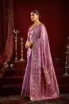 Elegant Gold Border Saree in Heavy Modal Silk